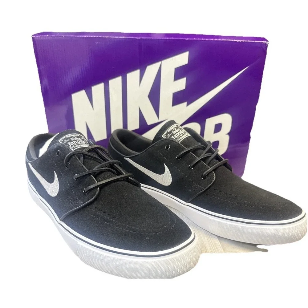 Nike SB Zoom Janoski OG+ FD6757-001 Black & White Skate Shoes‎ Size 10 Men